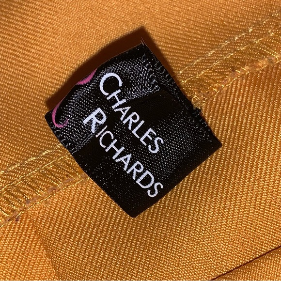 COPY - Charles Richards Women’s Pleated Skirt Mustard/Yellow Color Size XL - Picture 5 of 6